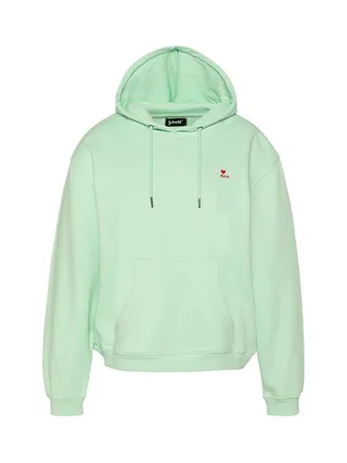 Sweat Vert Femme Schott SWHBRODEDW 1