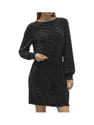 Robe Noir/Argent Femme Vero Moda Lucy 1