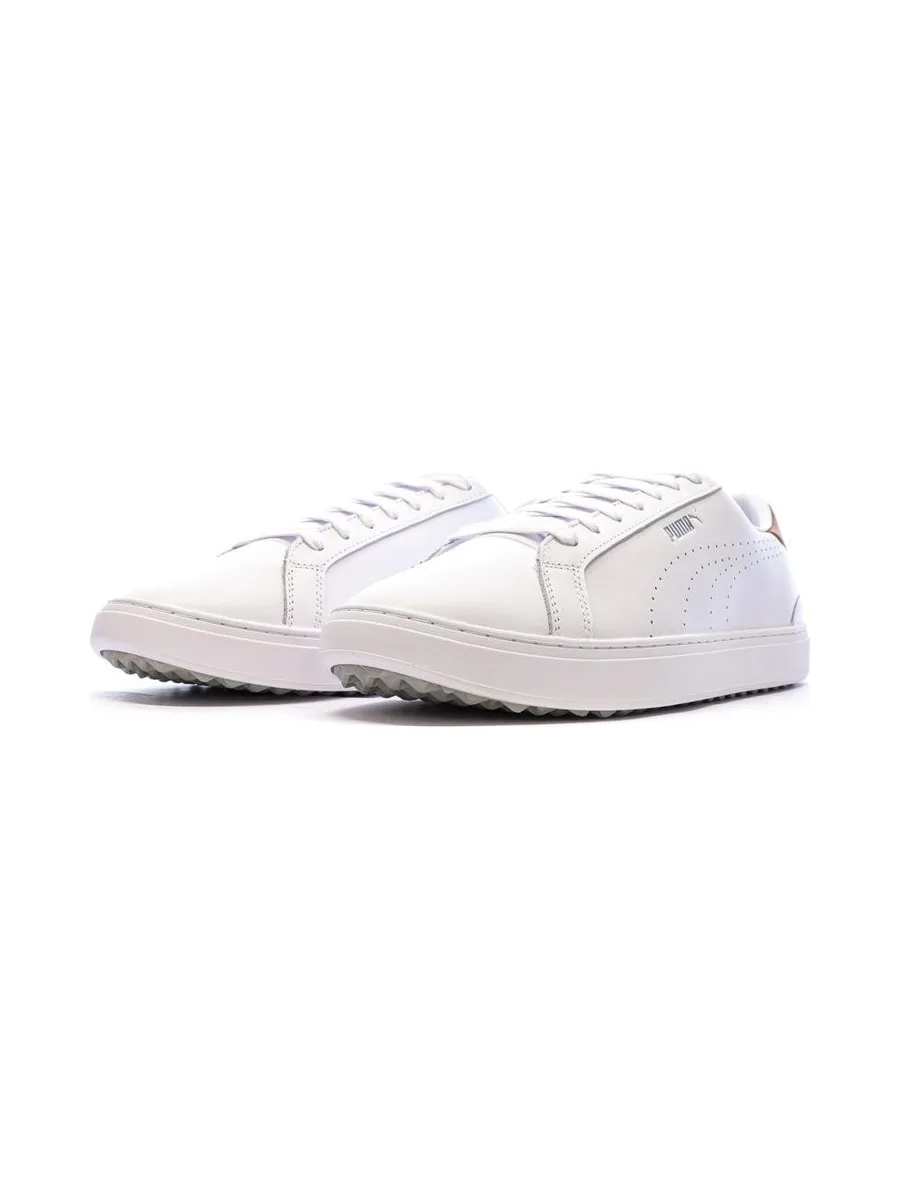 Baskets de golf Blanches/Camel Homme Puma Hypnotic 7