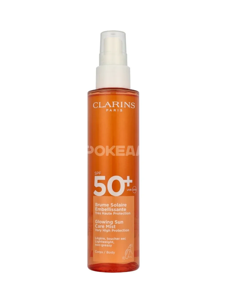 Clarins Glowing Sun Care Mist SPF50+ 150ml - Lightweight, Non-Greasy 2