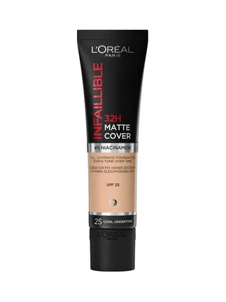Fond de teint L'Oréal Paris Infaillible Matte Cover 25 Rosé 1