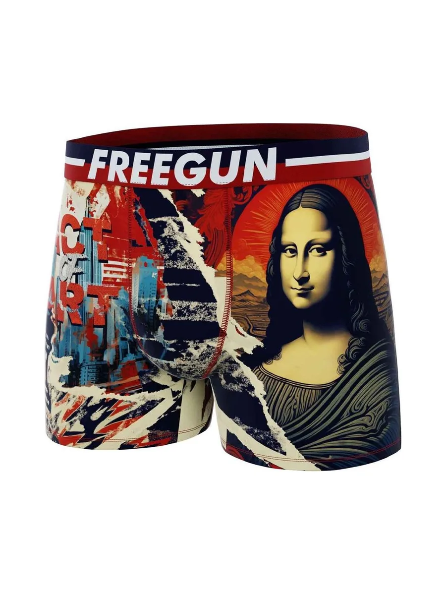 Boxer Noir Homme Freegun Joconde 2