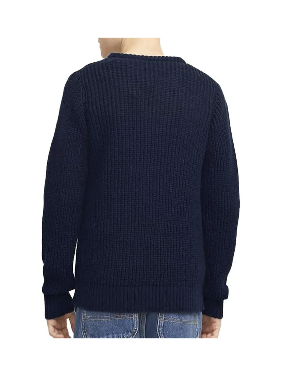 Pull Marine Garçon Jack & Jones Crew Neck 3