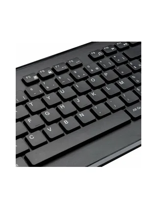 Full size 2.4 GHz Wireless Keyboard and 4