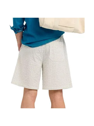 Short Blanc à Rayures Homme Selected Loose 2