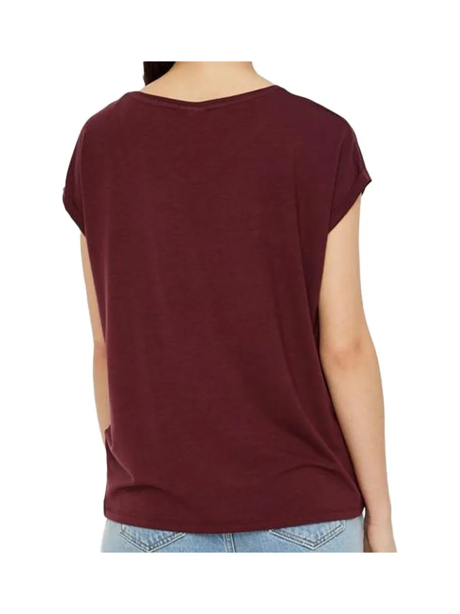 T-shirt Prune Femme Aware Vero Moda Ava 3