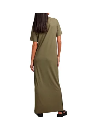 Robe Verte Femme Pieces Ellen 2