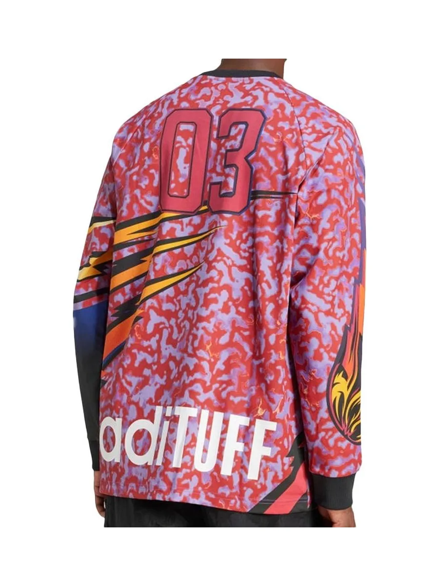 T-Shirt Rouge Homme Adidas Graphic Adilenium Season 3 2