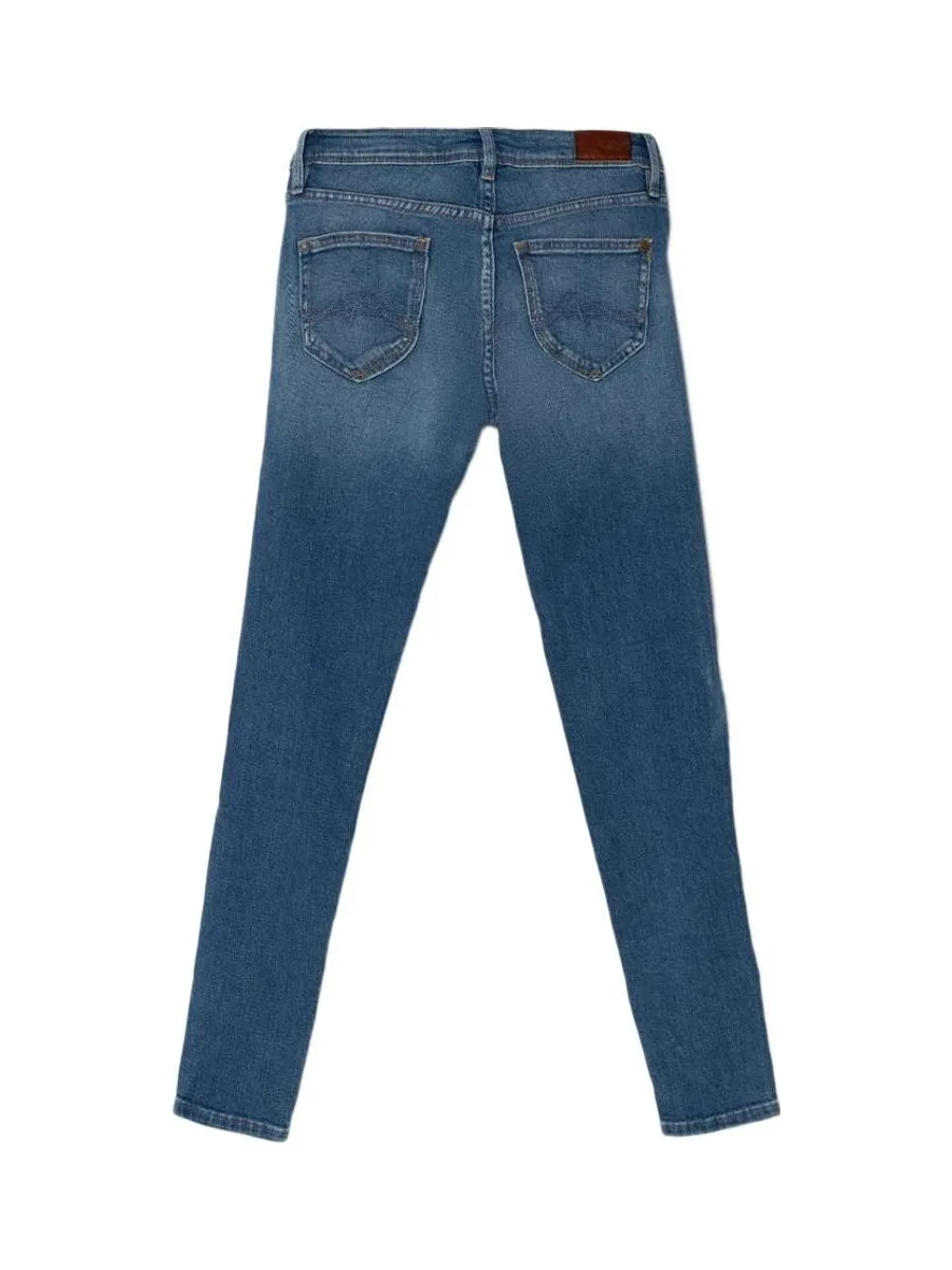 Jean Slim Bleu Fille Pepe Jeans Pixlette High 3