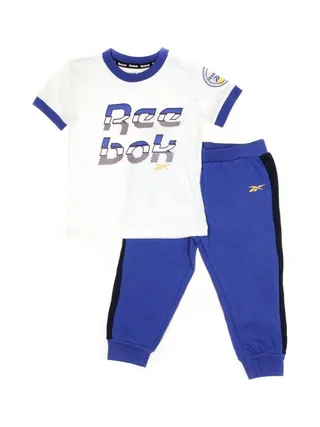 Ensemble Blanc/Bleu Garçon Reebok 454 1