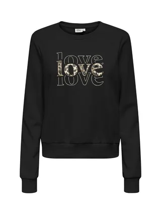 Sweat Noir/Marron Femme Only Rubi 1