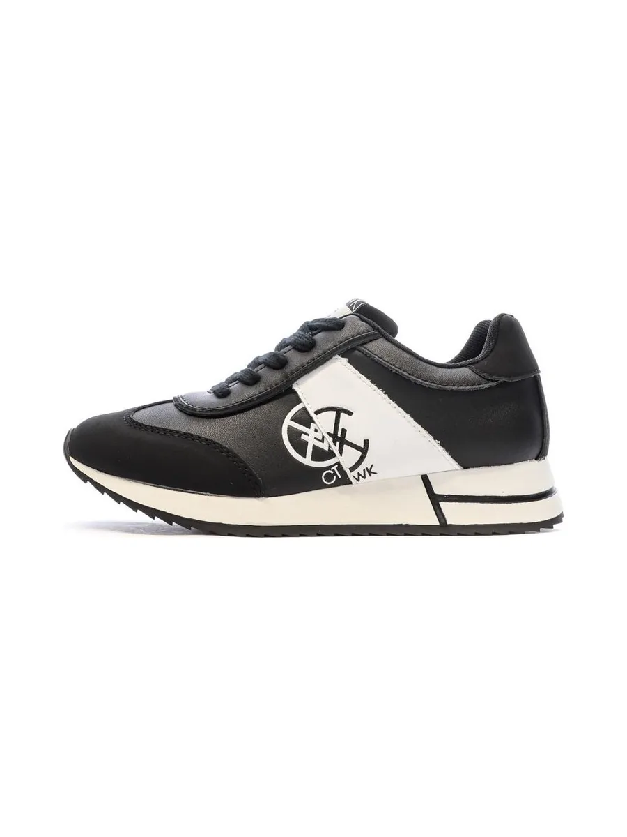 Baskets Noir/Blanc Femme ChattawakANDRIA 2