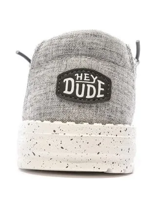 Chaussures Grises Chiné Femme Hey Dude Wendy Sox 3