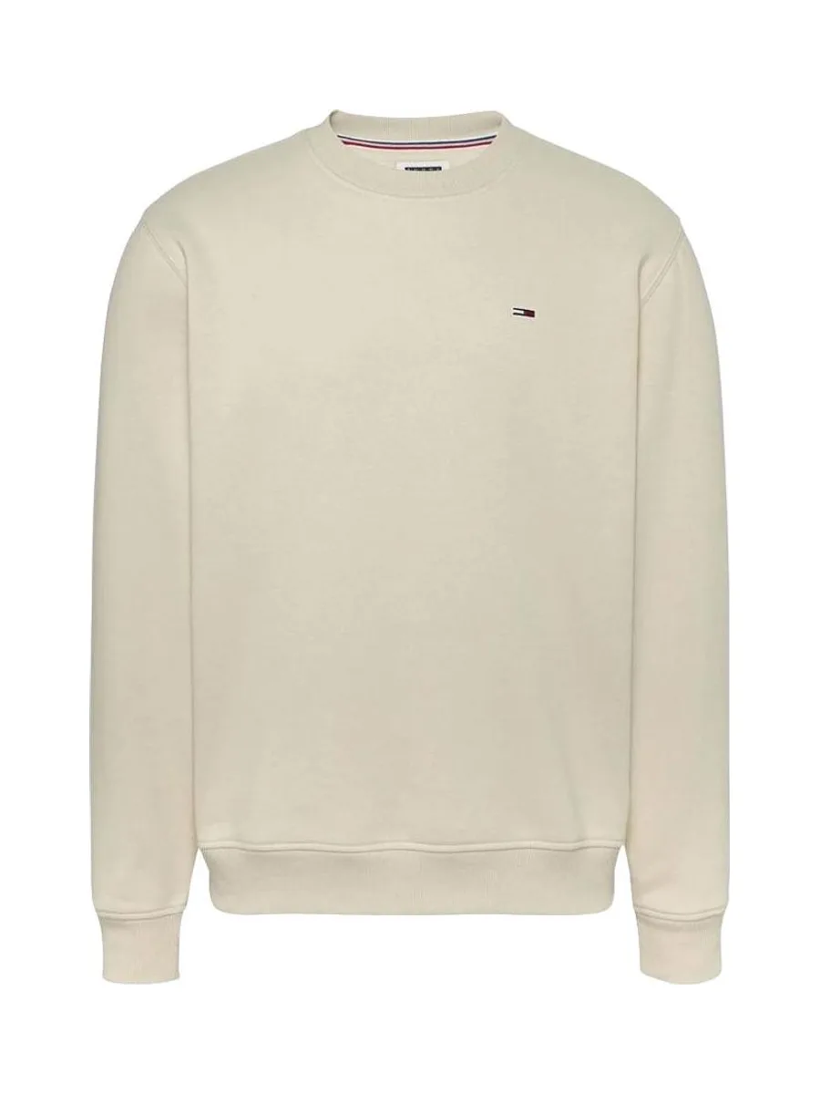 Sweat Beige Clair Homme Tommy Hilfiger Reg Flag Crew 2