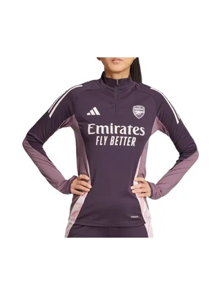Arsenal Sweat Training 1/4 zip Prune Femme Adidas 24/25 1