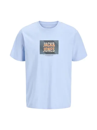 T-Shirt Bleu Pastel Homme Jack & Jones Hurban 1