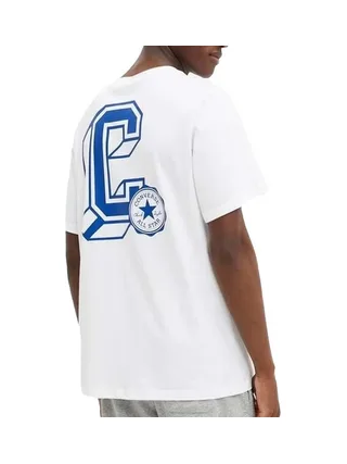 T-shirt Blanc Homme Converse Classic Sport 2