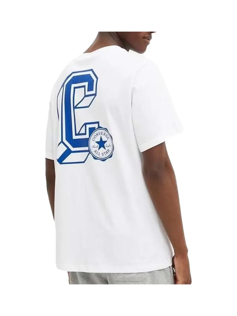 T-shirt Blanc Homme Converse Classic Sport 3