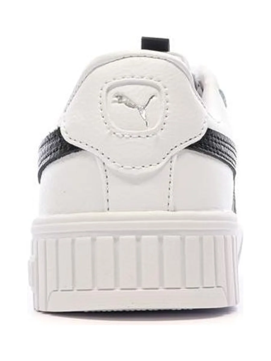 Baskets Blanches/Noires Femme Puma Carina 2.0 4
