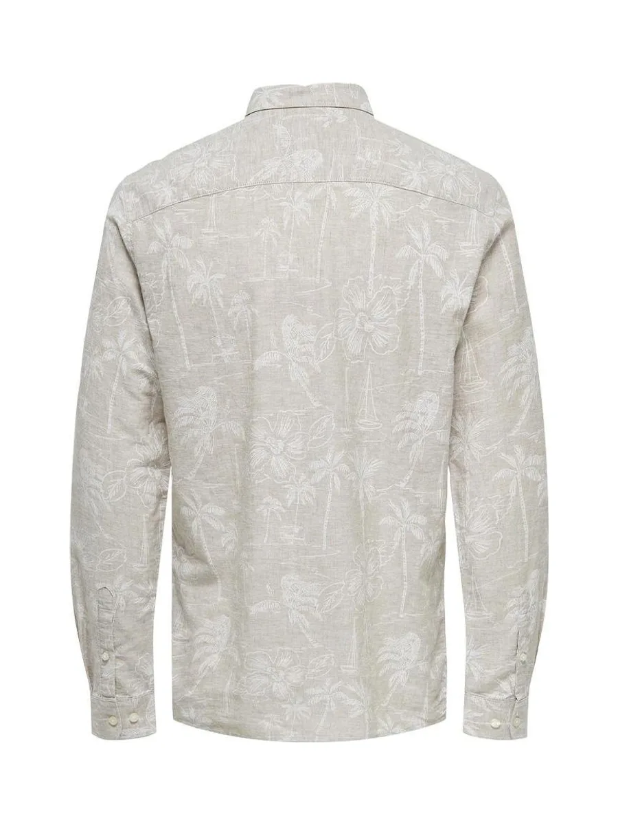 Chemise Grise Homme Only & Sons Caiden 3