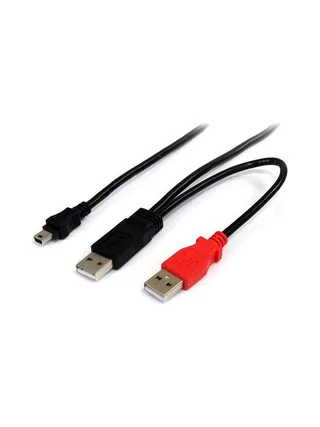 6 ft USB Y Cable for External Hard Drive 1