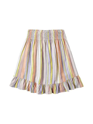 Jupe à Rayures Rose/Jaune Fille O'Neill Lilia Smocked 2
