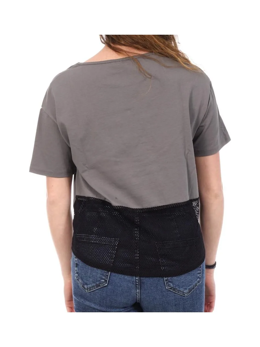 T-Shirt Gris Femme Le Coq Sportif Loose 3
