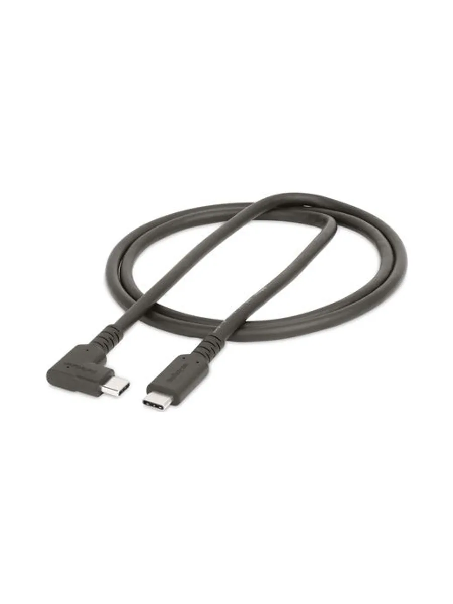 3ft 1m Rugged Right Angle USB-C Cable 11