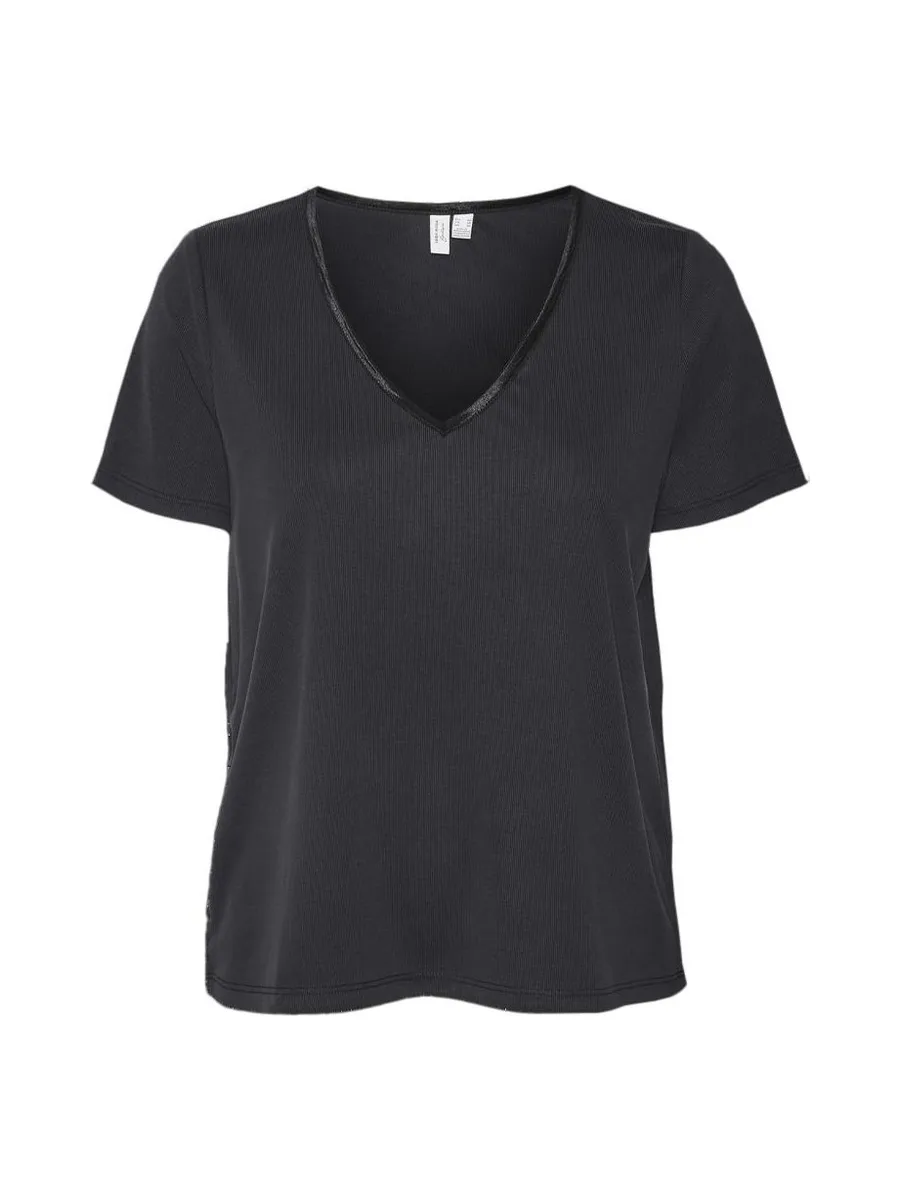 T-shirt Marine Femme Vero Moda Neck 2