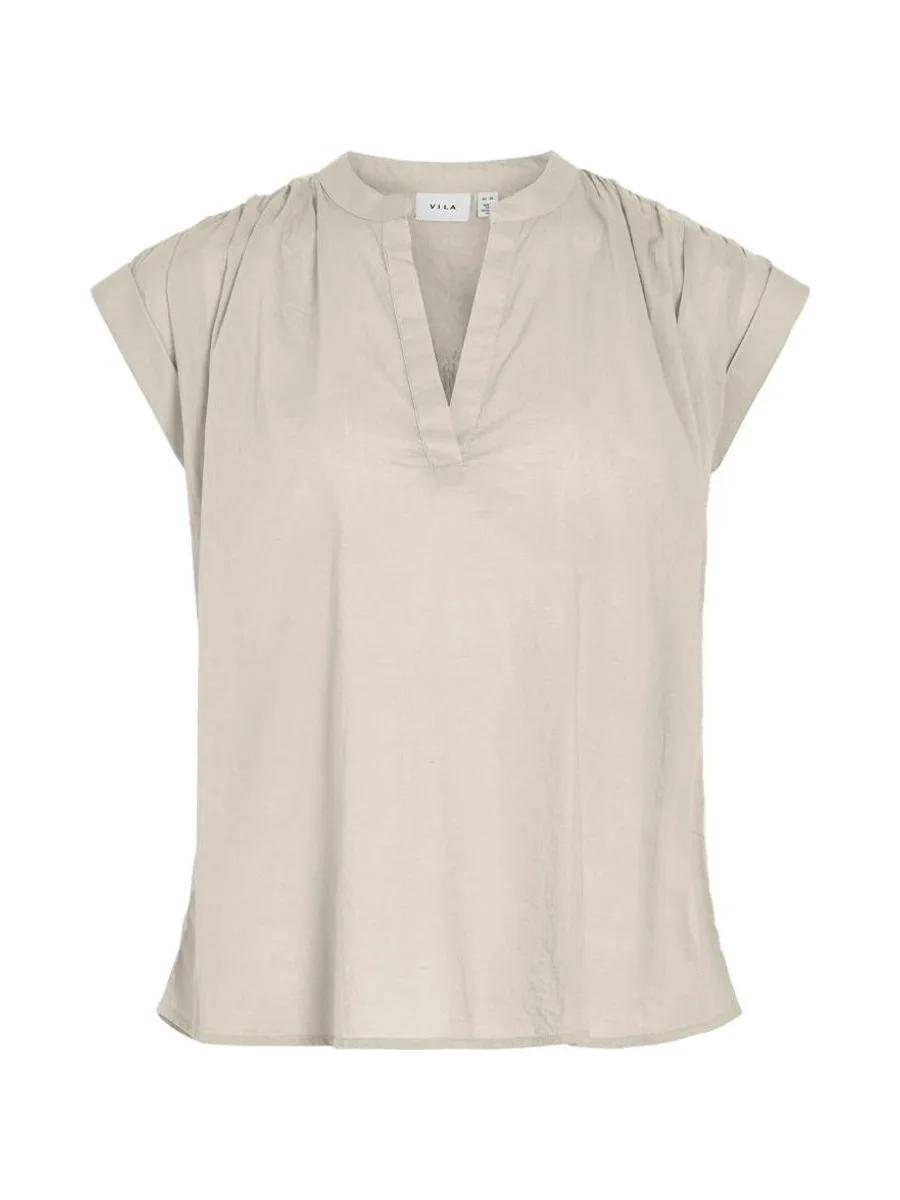 Débardeur Beige Femme Vila Tink 2