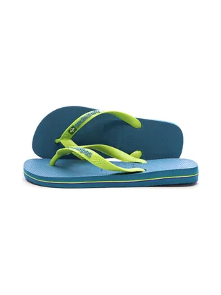Tongs Bleu/Vert Femme Havaianas Slim 1740 1