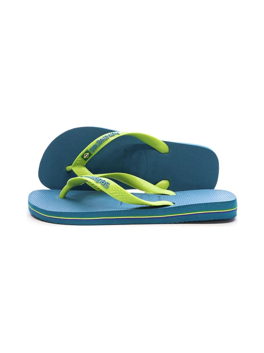 Tongs Bleu/Vert Femme Havaianas Slim 1740 2
