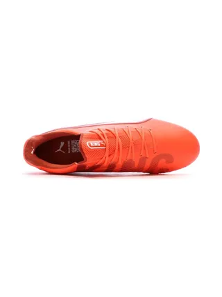 Chaussures de Foot Orange Fluo Homme Puma King Ultimate MxSG 4