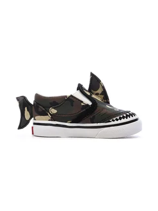 Baskets Kaki Garçon Vans Shark 2