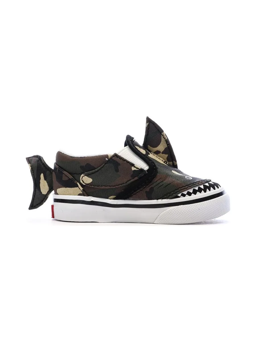 Baskets Kaki Garçon Vans Shark 3