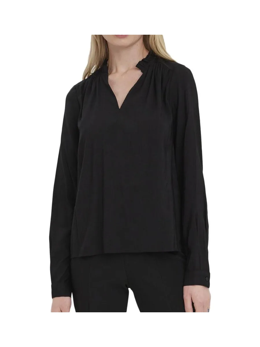 Chemisier Manches Longues Noir Femme Vero Moda Bell 2