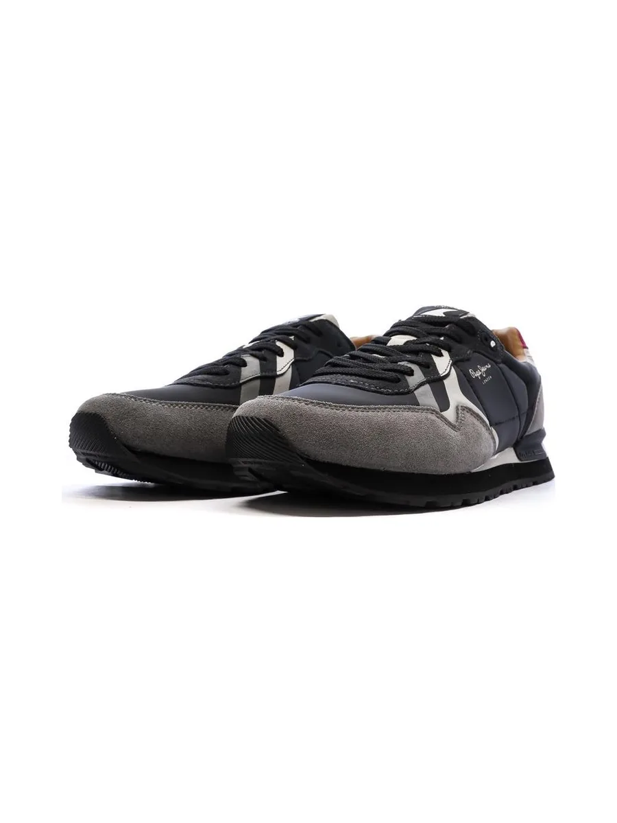 Baskets Noires/Grises Homme Pepe jeans Brit Prints 6
