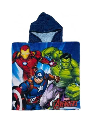 Poncho Bleu/Rouge Garçon Sport Zone Avengers 1