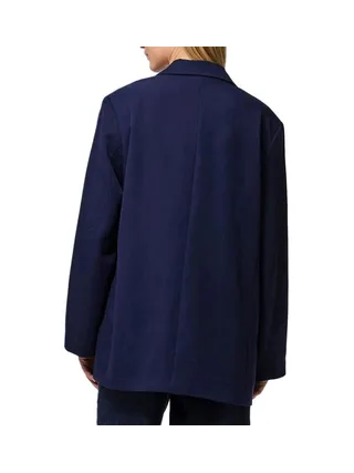 Veste Blazer Bleu Nuit Femme Pieces Pckamil 2