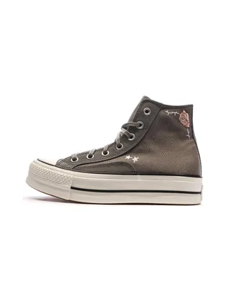 Baskets Grises Femme Converse Chuck Taylor All Star Lift 2