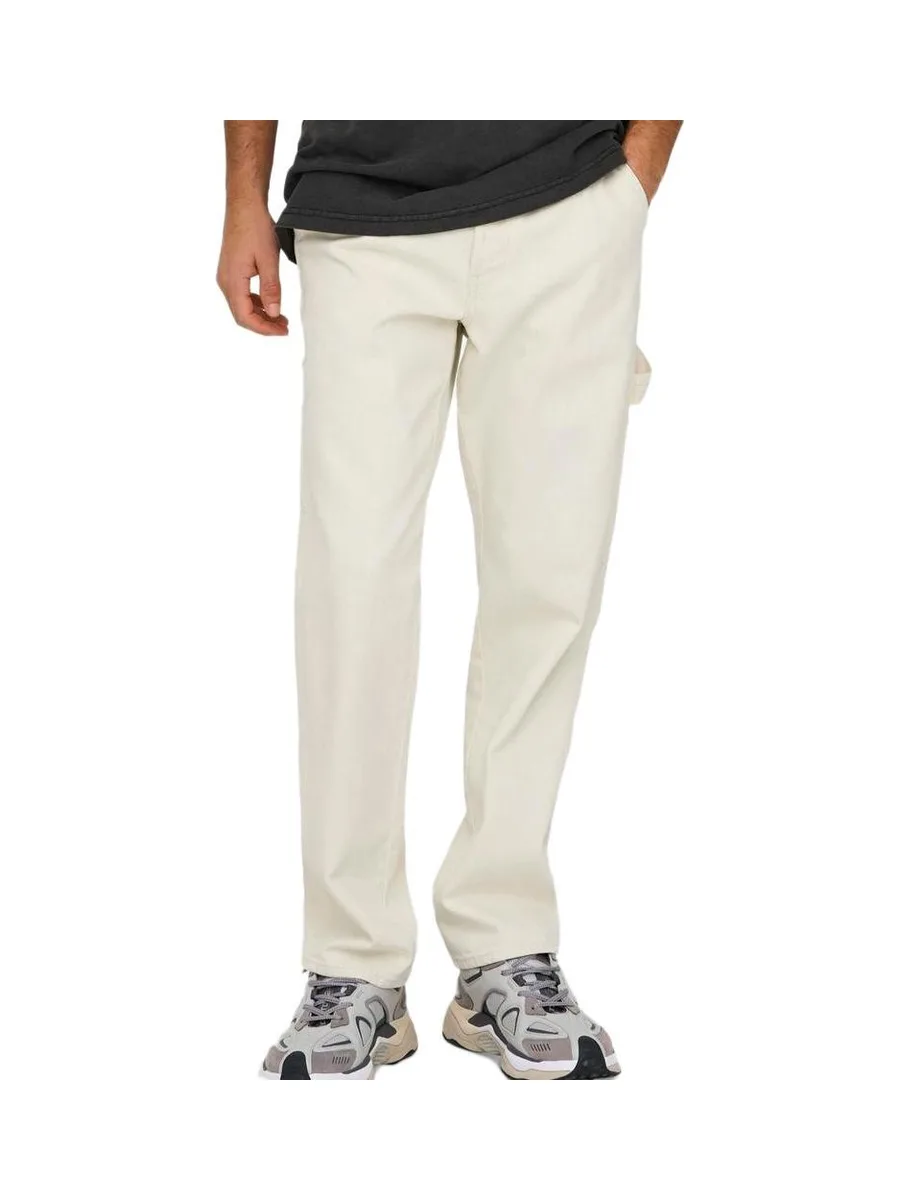 Pantalon Écru Homme Only & Sons Edge 2