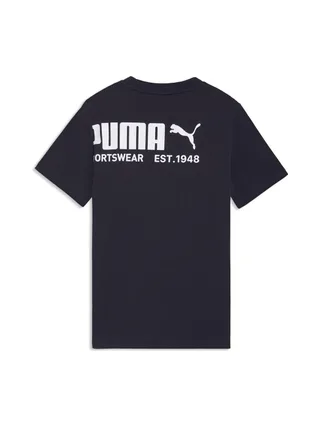T-shirt Marine/Blanc Garçon Puma Sport Graphic 2