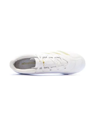 Chaussures de Foot Blanc/Doré Homme Adidas Predator Club FxG 4