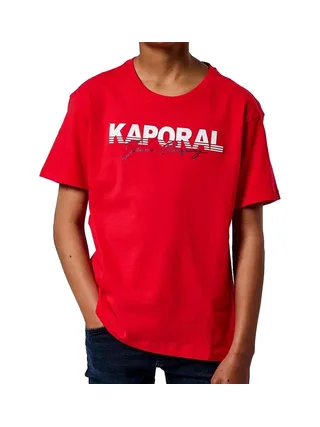 T-Shirt Rouge Garçon Kaporal Orico 1