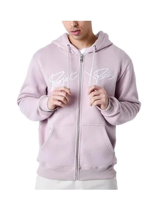 Sweat Zippé Rose Homme Project X Paris Broderie Origin 1