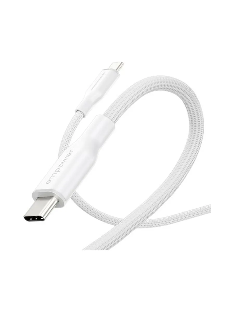 PanzerGlass empower™ by ® Racing 60W USB-C to USB-C Cable | USB 2.0 | 1.2M | Silver White USB cable 6