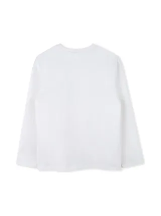 T-Shirt Blanc Garçon Hugo Boss J527271 2