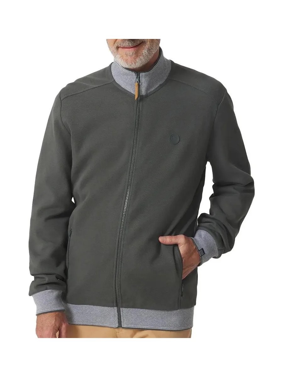 Sweat zippé Vert Homme TBS LOANN 24612 1