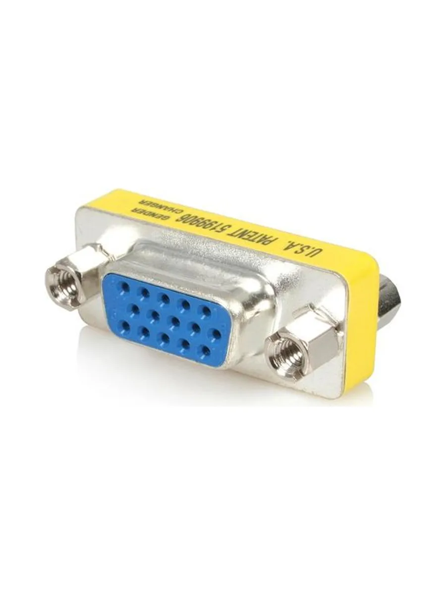 Slimline VGA HD15 Gender Changer - F/F 1