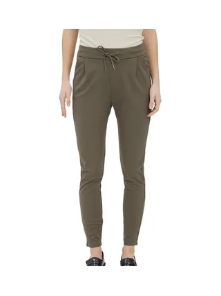 Pantalon Kaki Marron Femme Meva 1